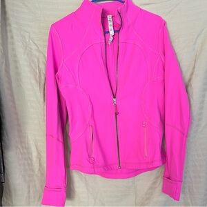 Sz10 Lululemon NuLu Hot Pink Jacket
